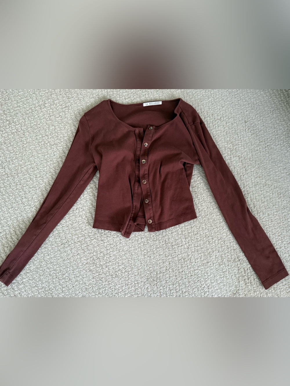 LA relaxed cardigan